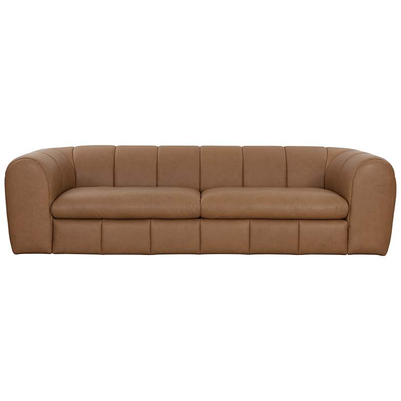 Image 2 Sunpan Cyril Sofa Franz Camel Leather more views