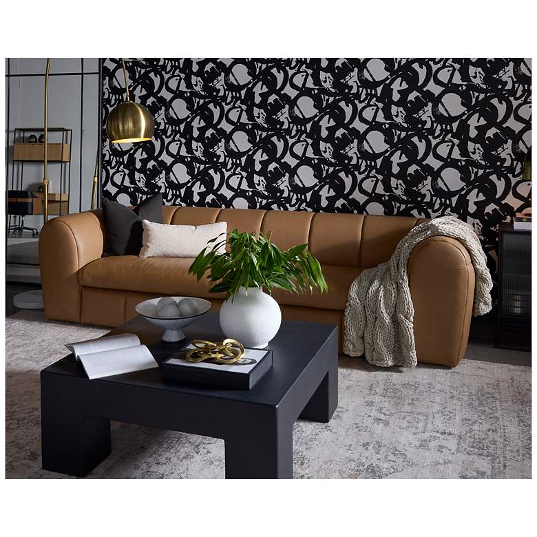 Image 4 Sunpan Cyril Sofa Franz Camel Leather more views