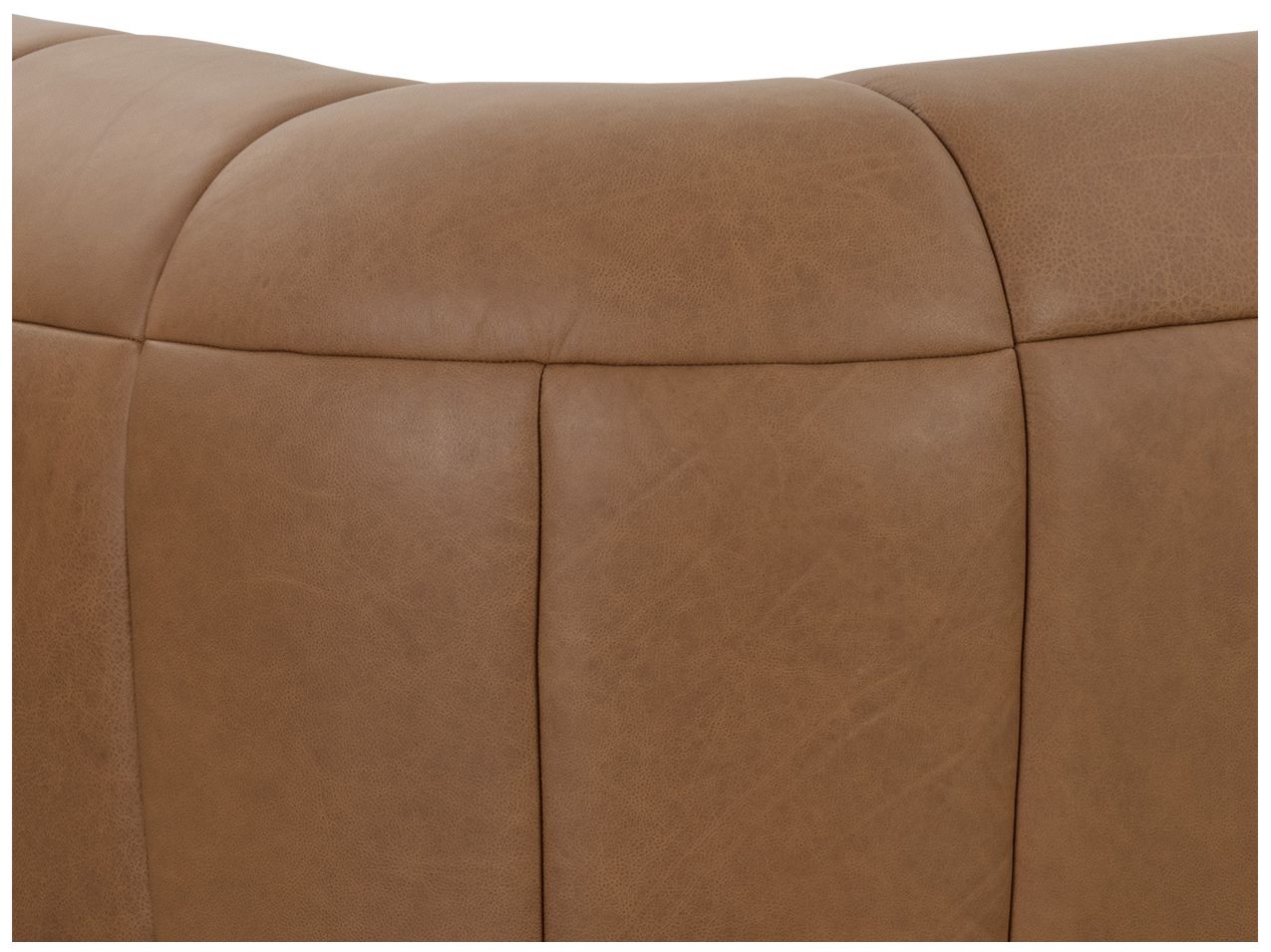 Sunpan Cyril Sofa Lucia Cognac Leather