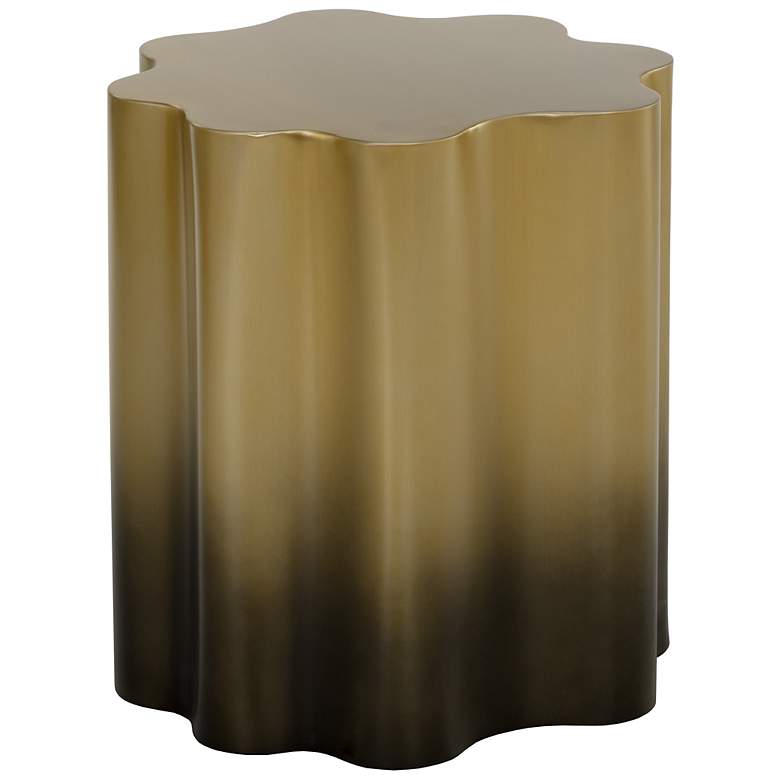 Image 2 Sunpan Dahlia End Table Gold Ombre more views