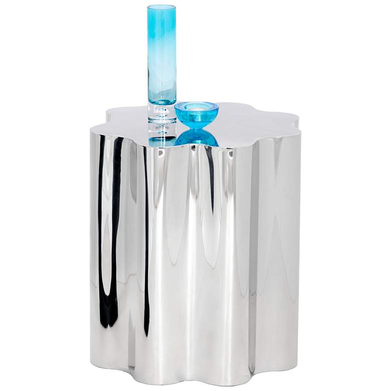 Image 1 Sunpan Dahlia End Table Stainless Steel