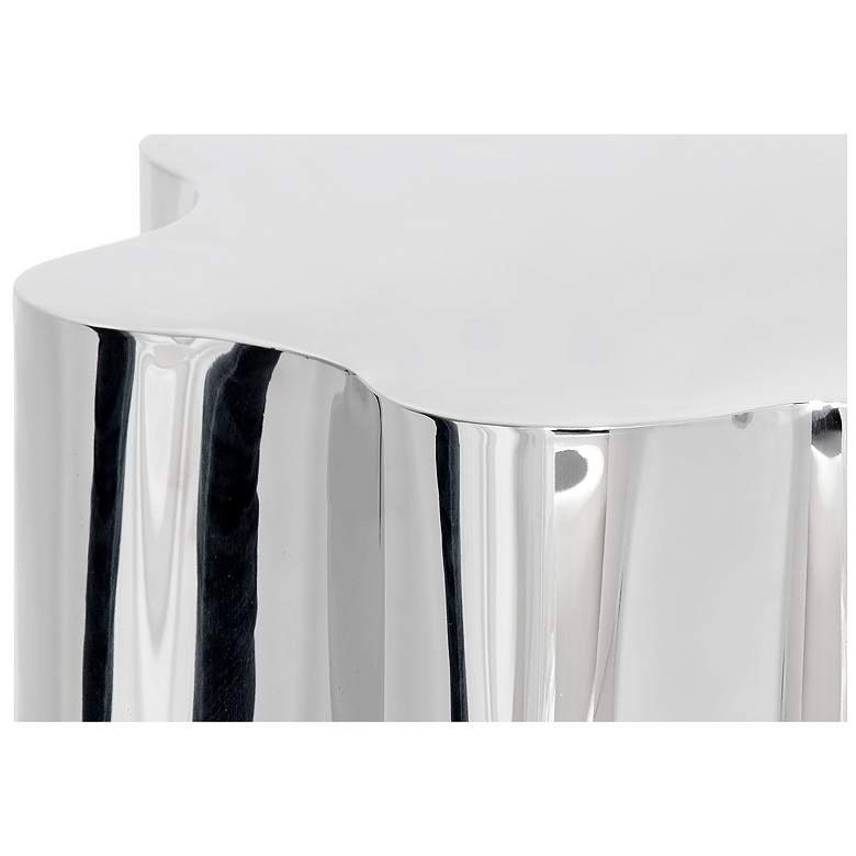 Image 3 Sunpan Dahlia End Table Stainless Steel more views