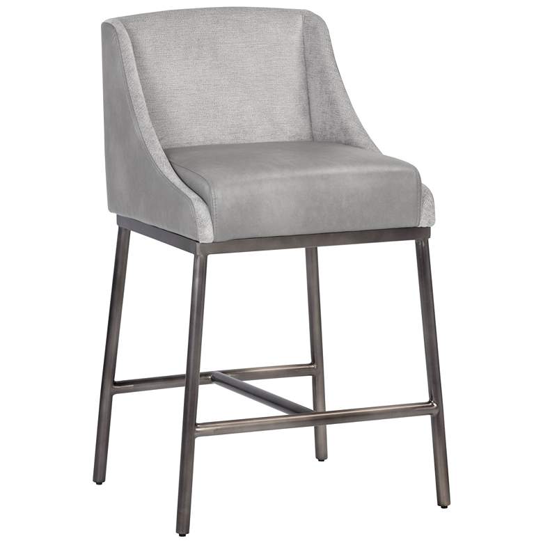 Image 1 Sunpan Dalary Counter Stool Bravo Metal and Polo Club Stone