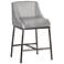 Sunpan Dalary Counter Stool Bravo Metal and Polo Club Stone