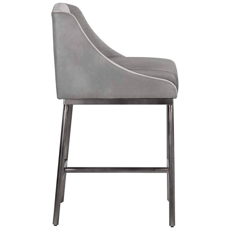 Image 2 Sunpan Dalary Counter Stool Bravo Metal and Polo Club Stone more views