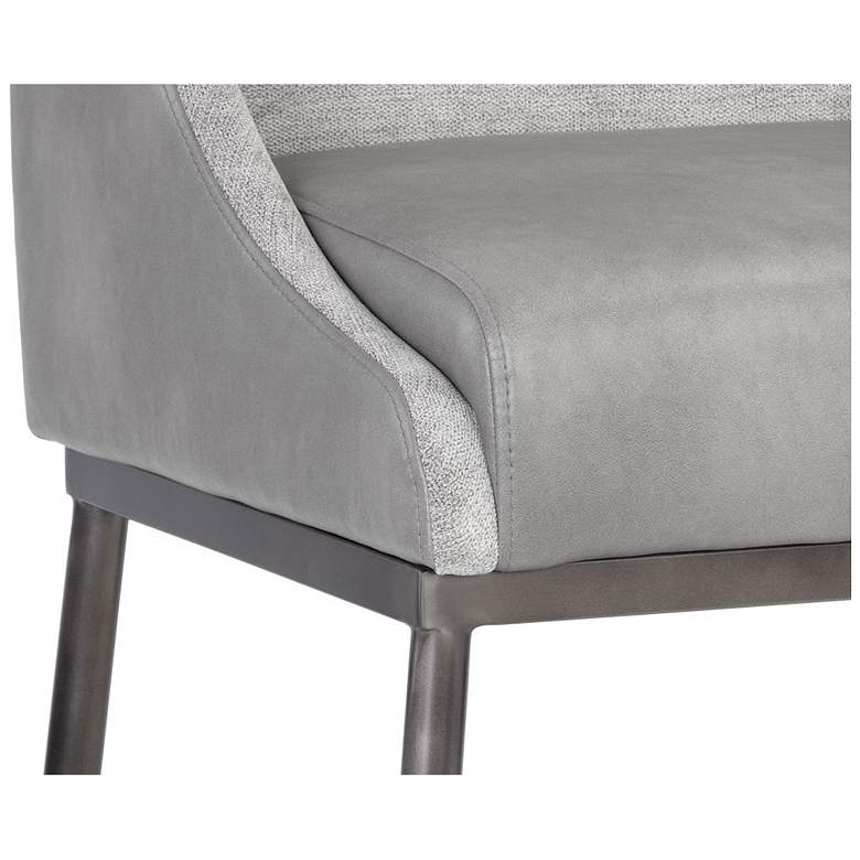 Image 4 Sunpan Dalary Counter Stool Bravo Metal and Polo Club Stone more views