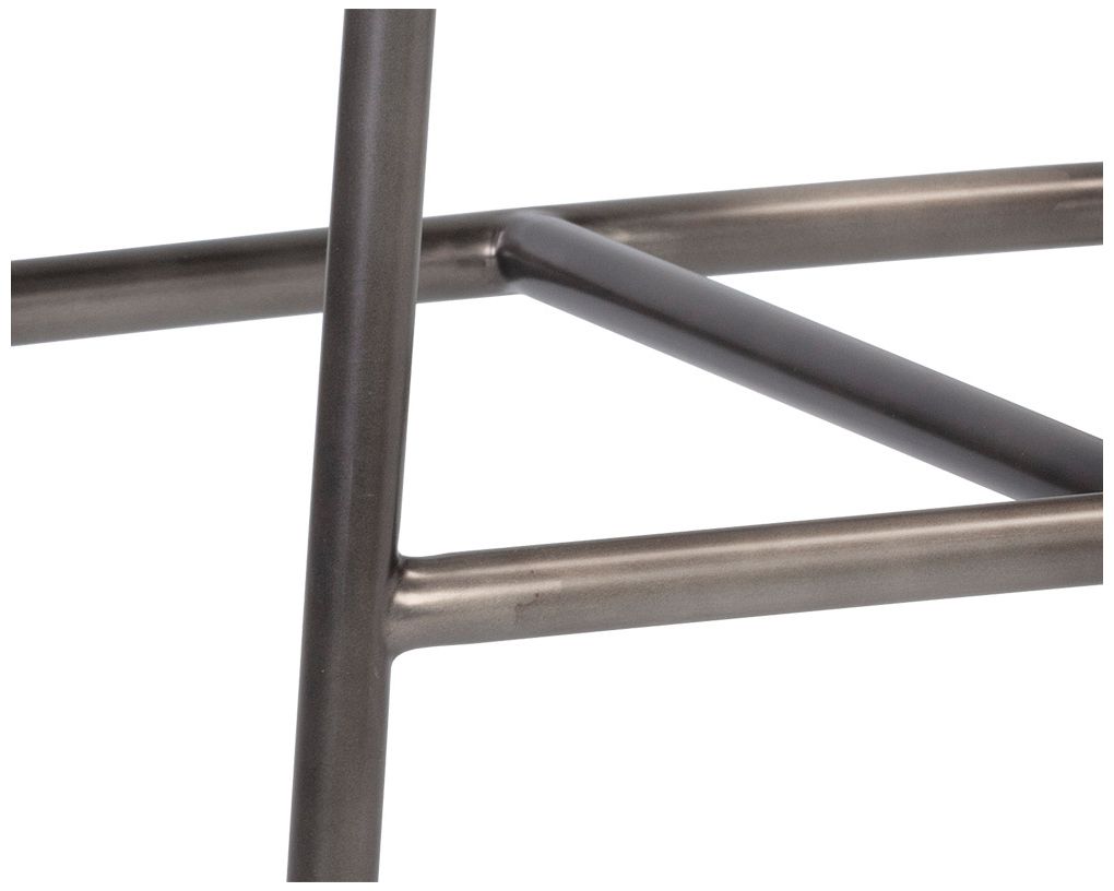 Sunpan Dalary Counter Stool Bravo Metal and Polo Club Stone