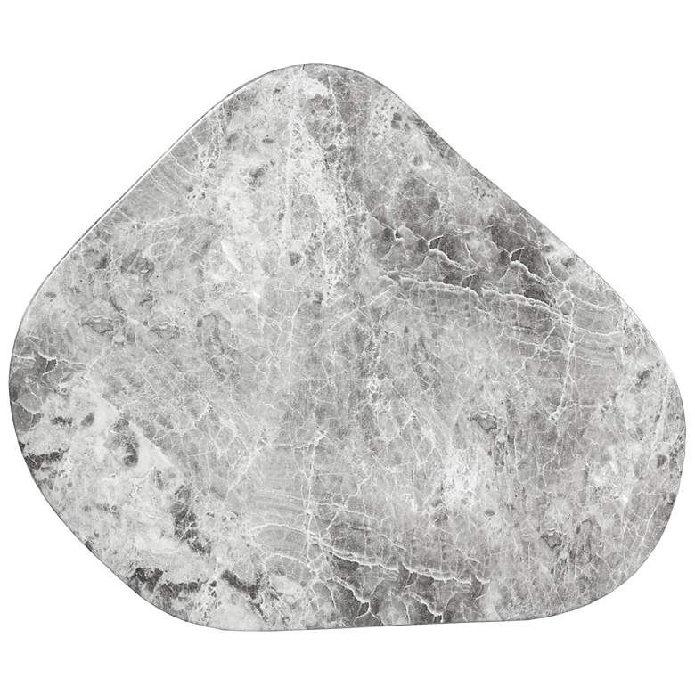 Image 4 Sunpan Dali End Table Large Marble Look Gray more views