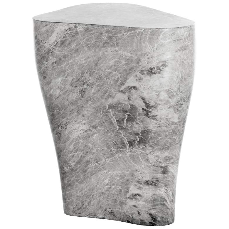Image 2 Sunpan Dali End Table Small Marble Look Gray more views
