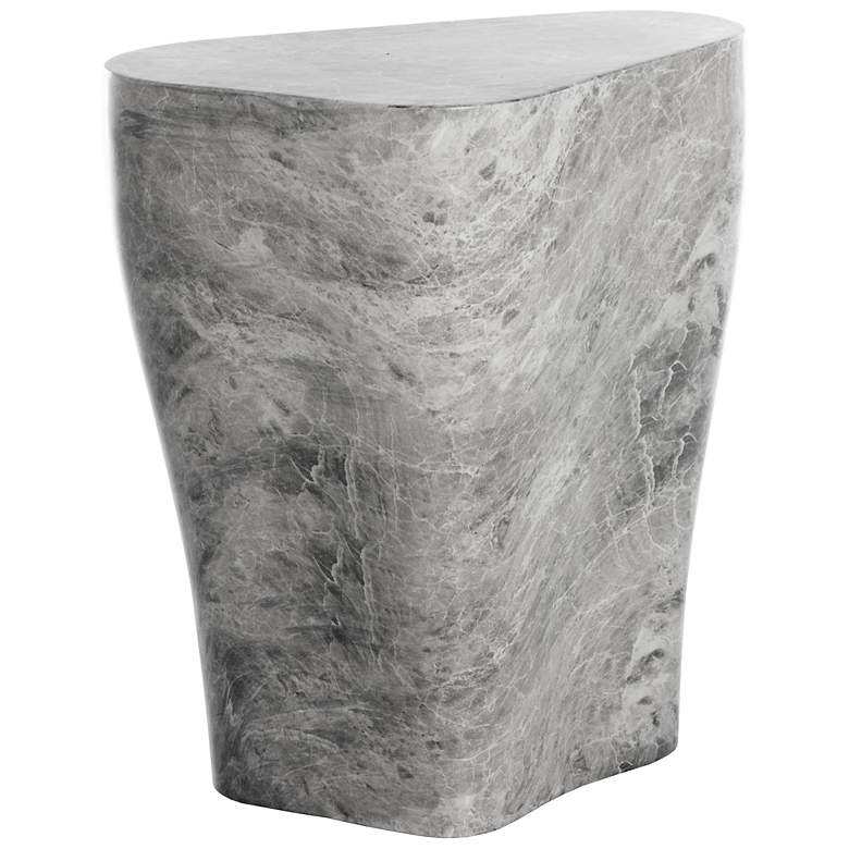 Image 3 Sunpan Dali End Table Small Marble Look Gray more views