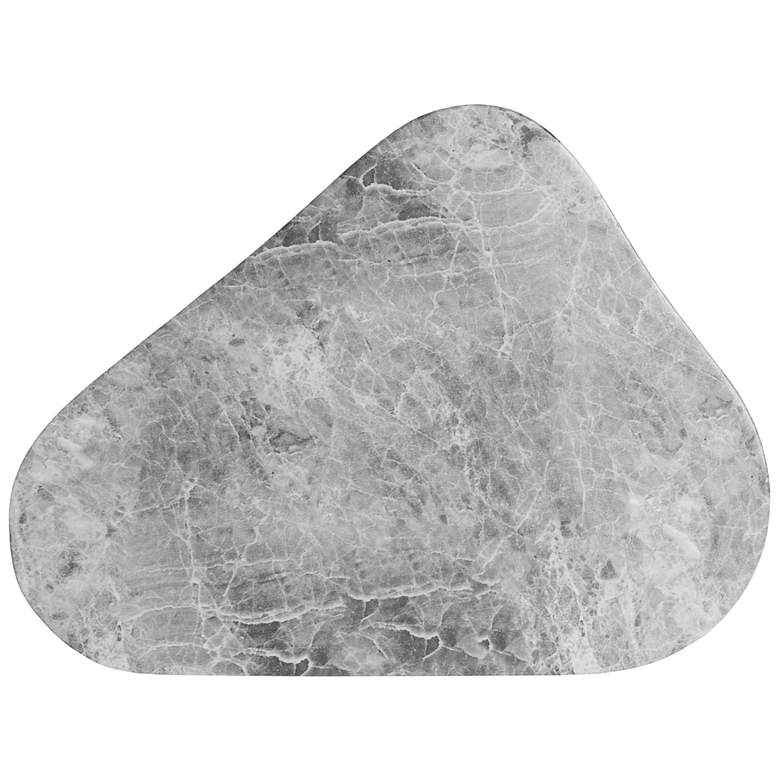 Image 4 Sunpan Dali End Table Small Marble Look Gray more views