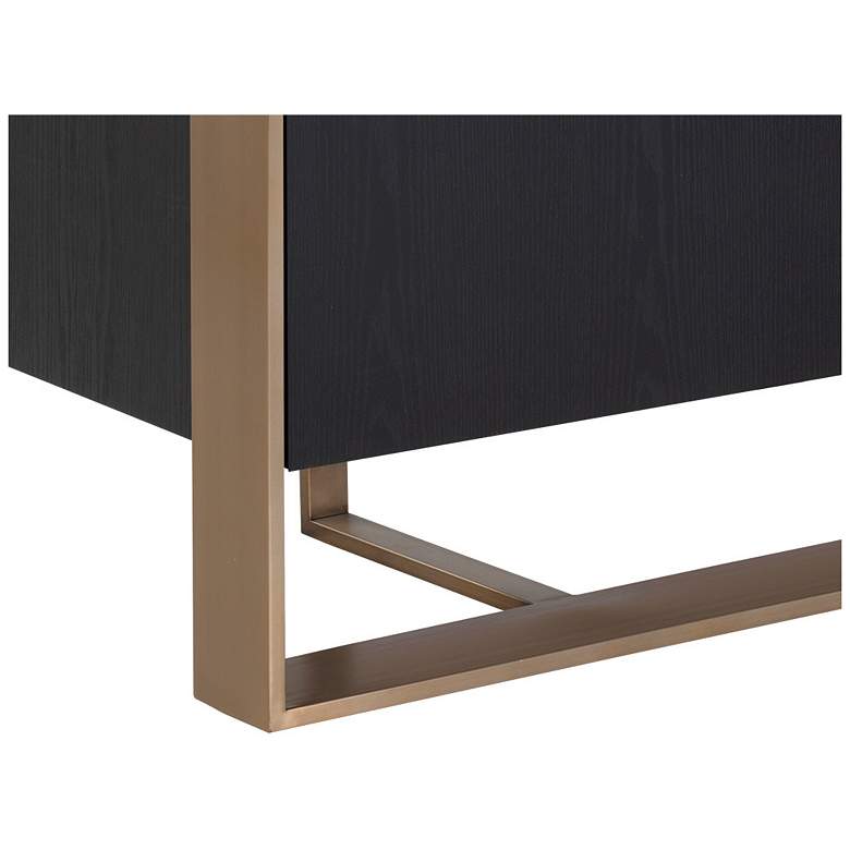 Image 6 Sunpan Dalton Sideboard Antique Brass Black more views