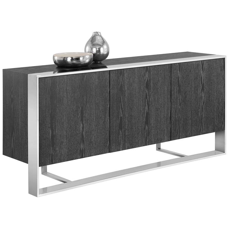 Image 1 Sunpan Dalton Sideboard Stainless Steel Gray