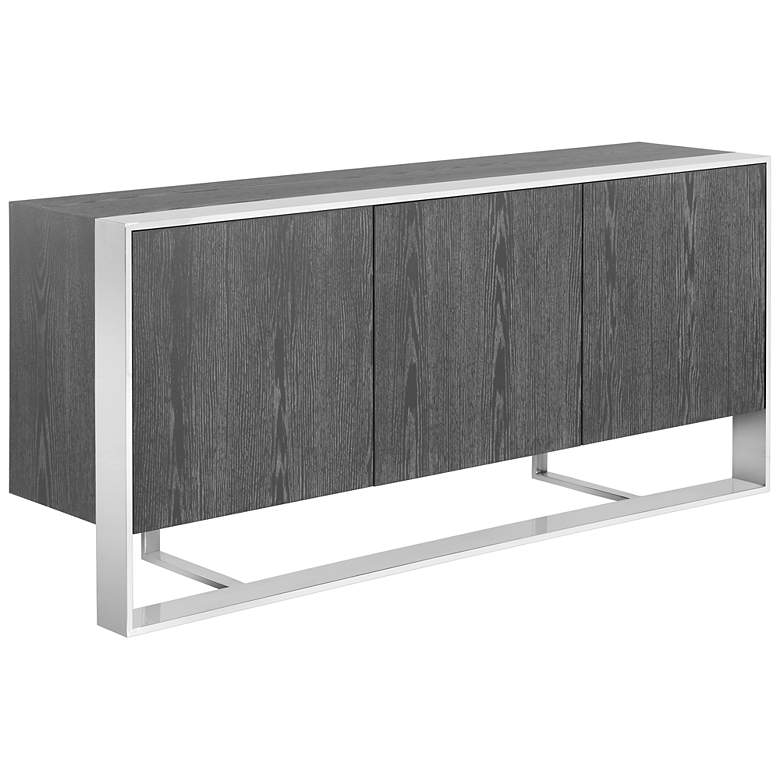 Image 2 Sunpan Dalton Sideboard Stainless Steel Gray more views