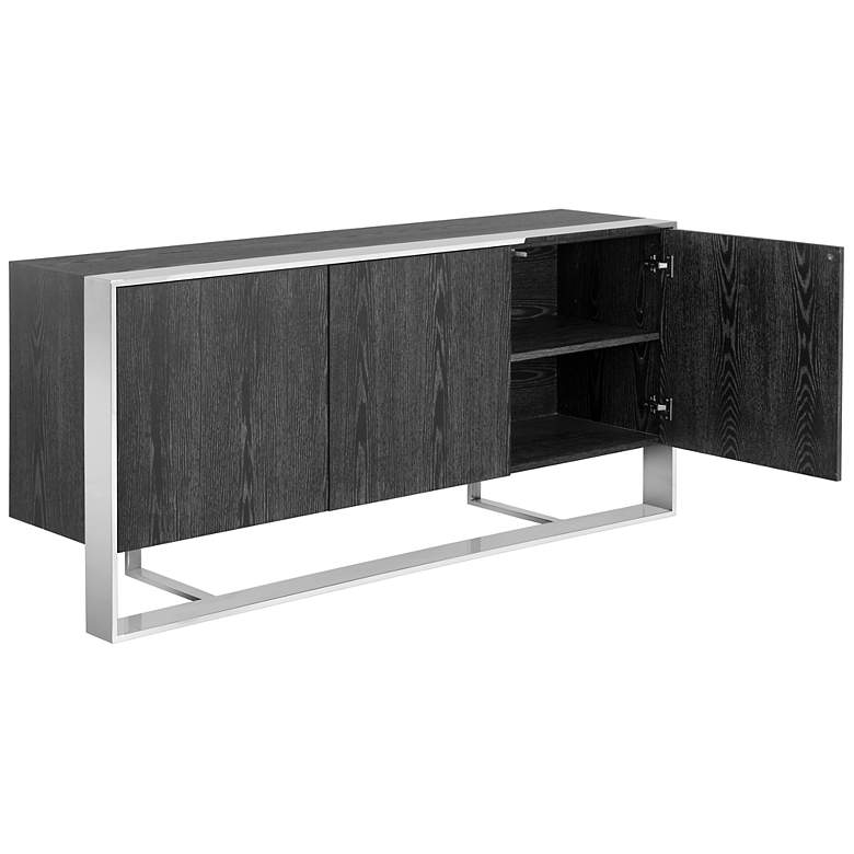 Image 3 Sunpan Dalton Sideboard Stainless Steel Gray more views