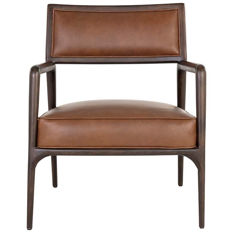 Image 2 Sunpan Damien Lounge Chair Vintage Caramel Leather more views