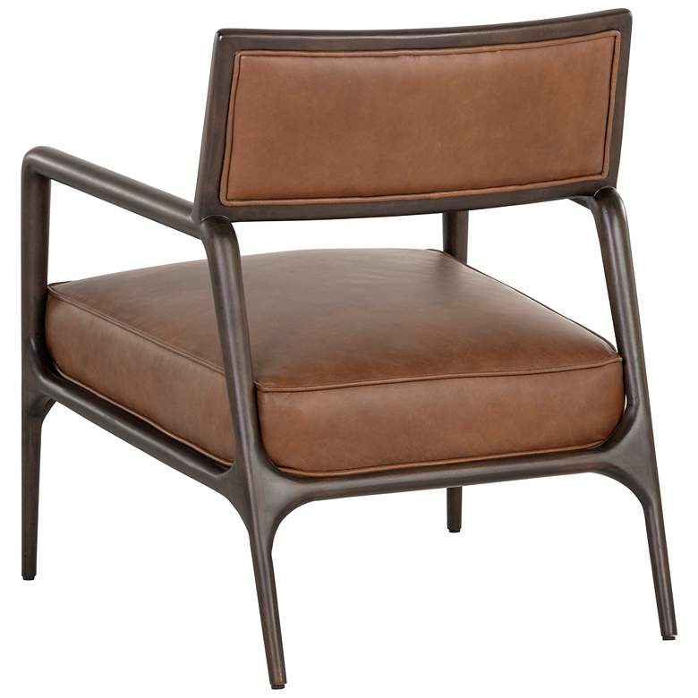 Image 4 Sunpan Damien Lounge Chair Vintage Caramel Leather more views