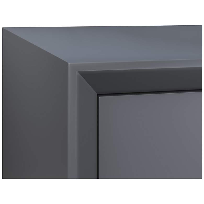 Image 6 Sunpan Danbury Media Console And Cabinet Slate Navy more views