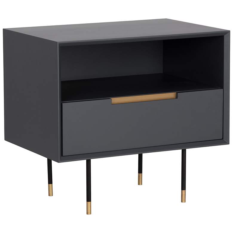 Image 2 Sunpan Danbury Nightstand Slate Navy more views