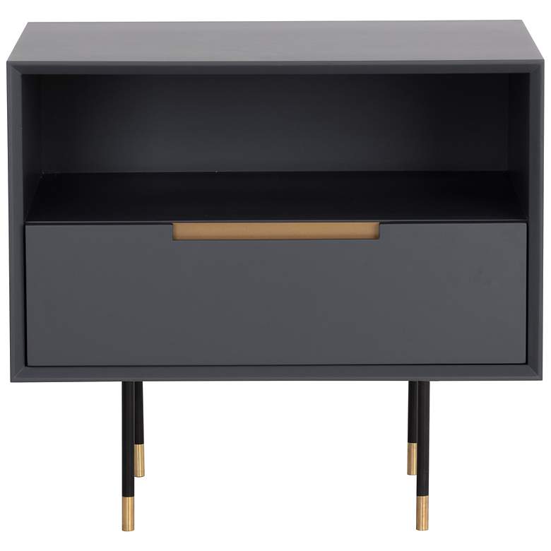 Image 4 Sunpan Danbury Nightstand Slate Navy more views