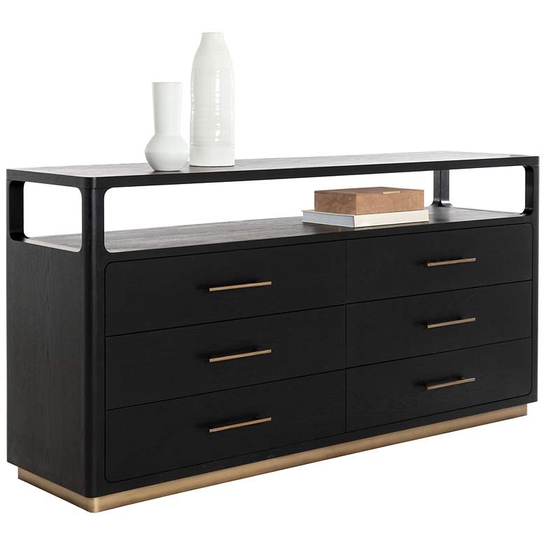 Image 2 Sunpan Danette Dresser Black more views