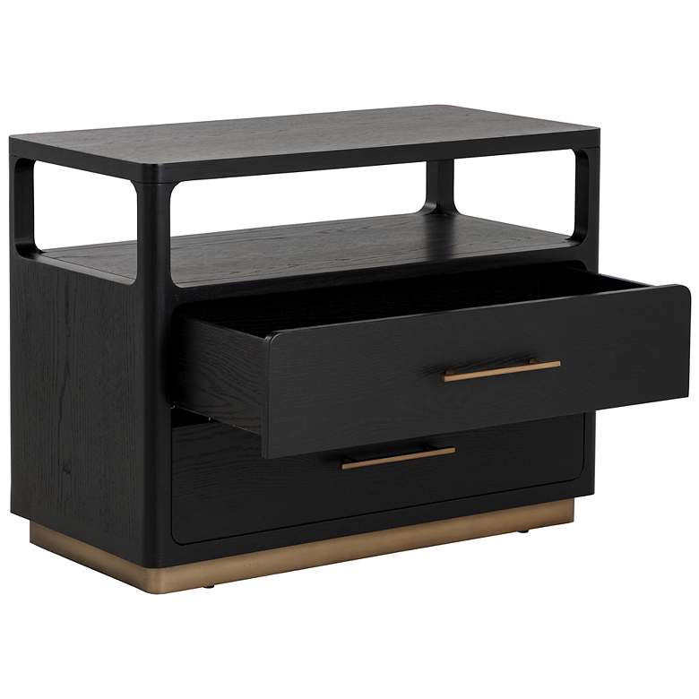 Image 3 Sunpan Danette Nightstand Black more views