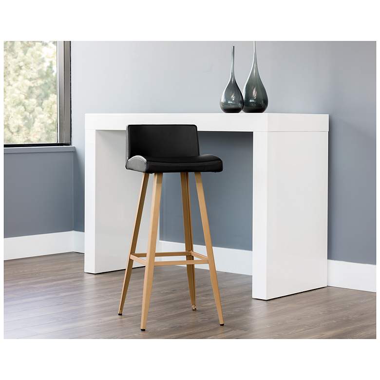 Image 5 Sunpan Dani Barstool Onyx more views