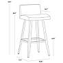 7_Sunpan Dani Counter Stool Onyx more views