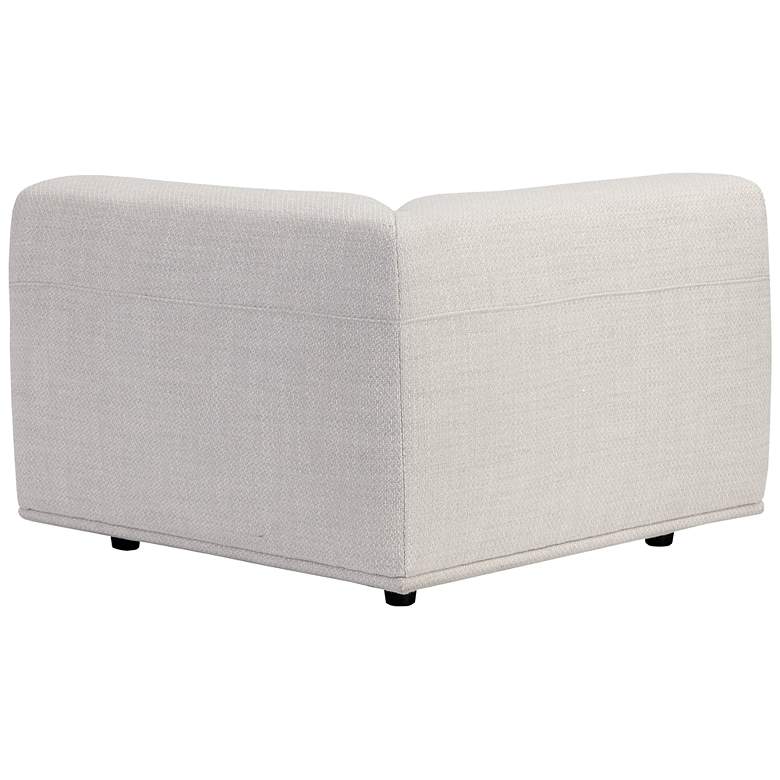 Image 2 Sunpan Darren Modular Corner Chair Moto Stucco more views