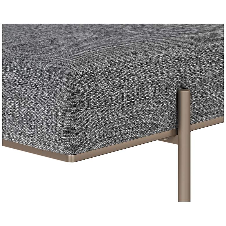 Image 3 Sunpan Davian Bench Chacha Gray more views