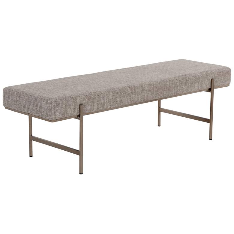 Image 1 Sunpan Davian Bench Chacha Limestone