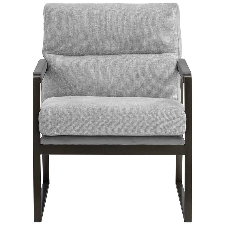 Image 3 Sunpan David Lounge Chair San Remo Winter Cloud and Antonio Charcoal more views