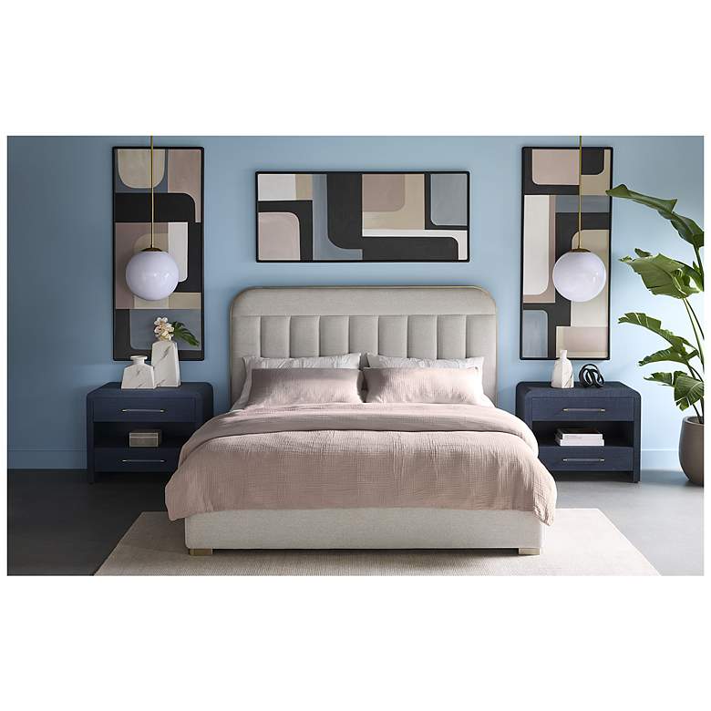 Image 3 Sunpan Davina Bed King Ernst Silverstone more views