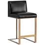 1_Sunpan Dean Counter Stool Antique Brass Cantina Black