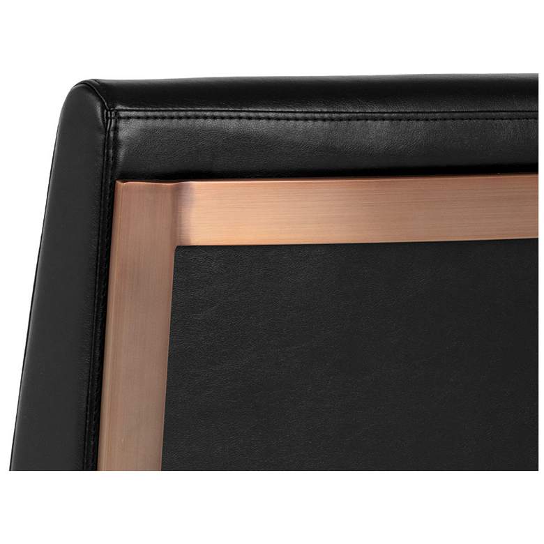 Image 7 Sunpan Dean Dining Chair Antique Brass Cantina Black more views
