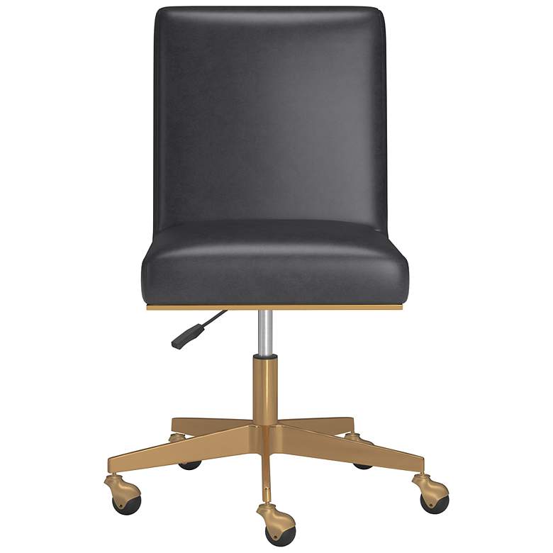 Image 2 Sunpan Dean Office Chair Brushed Brass Bravo Portabella more views