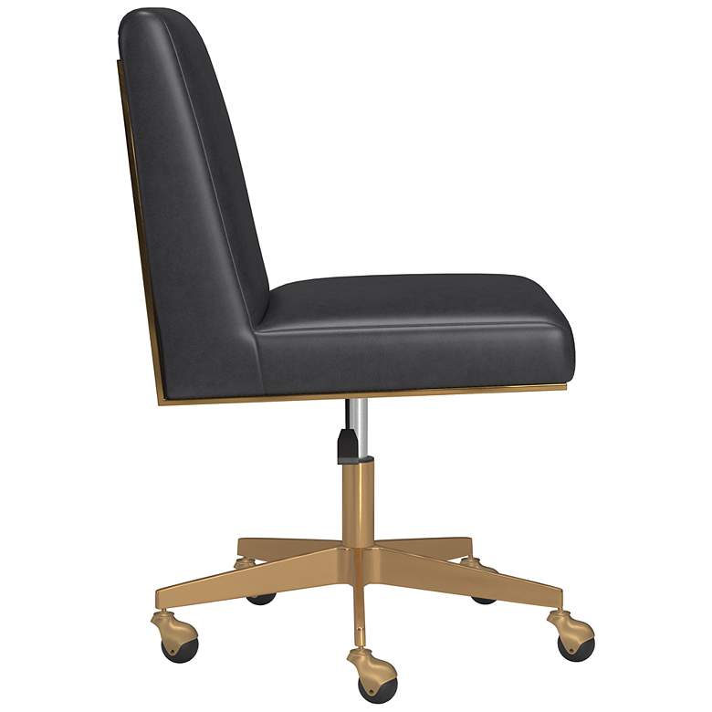 Image 3 Sunpan Dean Office Chair Brushed Brass Bravo Portabella more views
