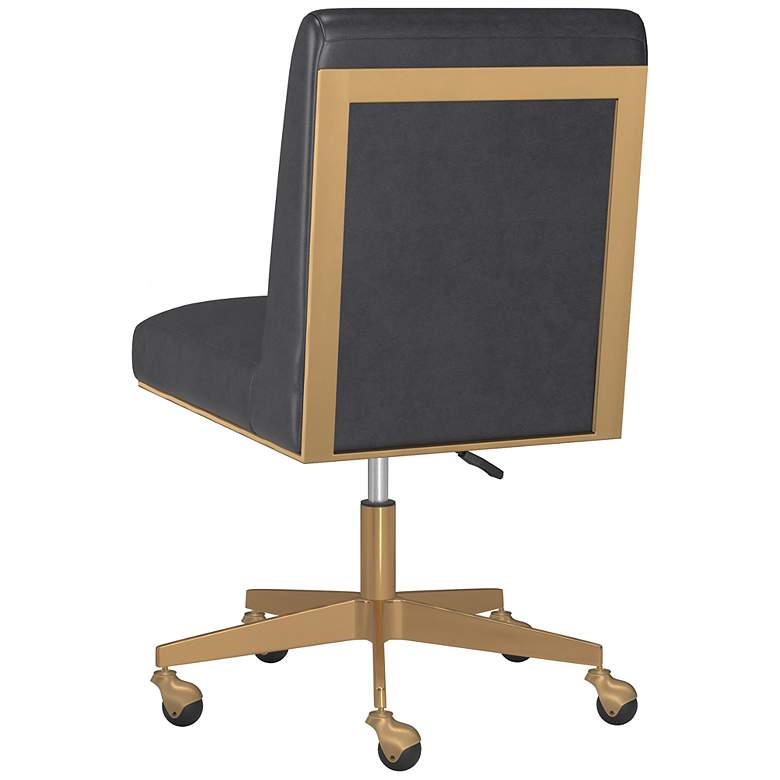 Image 4 Sunpan Dean Office Chair Brushed Brass Bravo Portabella more views