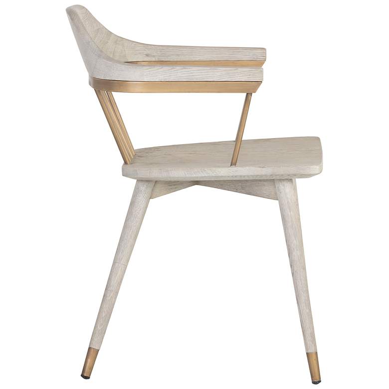 Image 4 Sunpan Demi Dining Armchair Gray more views