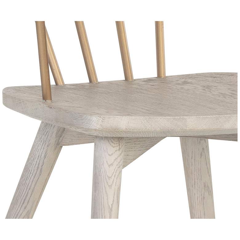 Image 6 Sunpan Demi Dining Armchair Gray more views