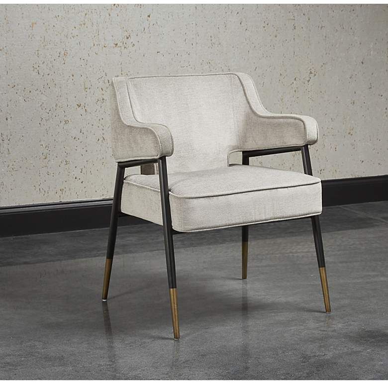 Image 1 Sunpan Derome Dining Armchair Polo Club Stone