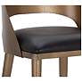 6_Sunpan Dezirae Barstool Antique Brass Charcoal Black Leather more views