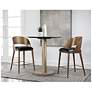 5_Sunpan Dezirae Counter Stool Antique Brass Charcoal Black Leather more views