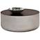 Sunpan Diaz 34 1/2" Wood Grain and Gray Modern Concrete Coffee Table