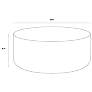 7_Sunpan Diaz 34 1/2" Wood Grain and Gray Modern Concrete Coffee Table more views