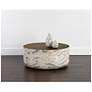 4_Sunpan Diaz Coffee Table Marble Look Antique Brass more views