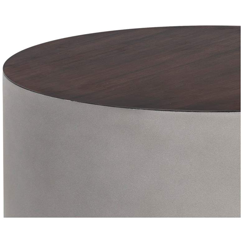 Image 5 Sunpan Diaz End Table Gray Wood Grain Brown more views