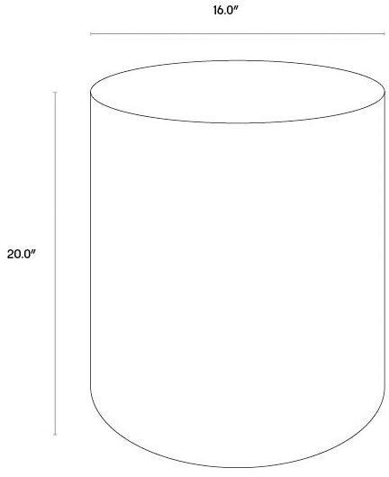 Sunpan Diaz End Table Marble Look Antique Brass