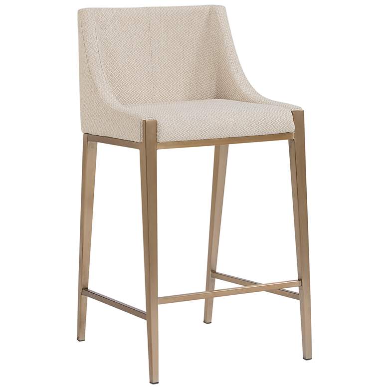 Image 1 Sunpan Dionne Counter Stool Monument Oatmeal