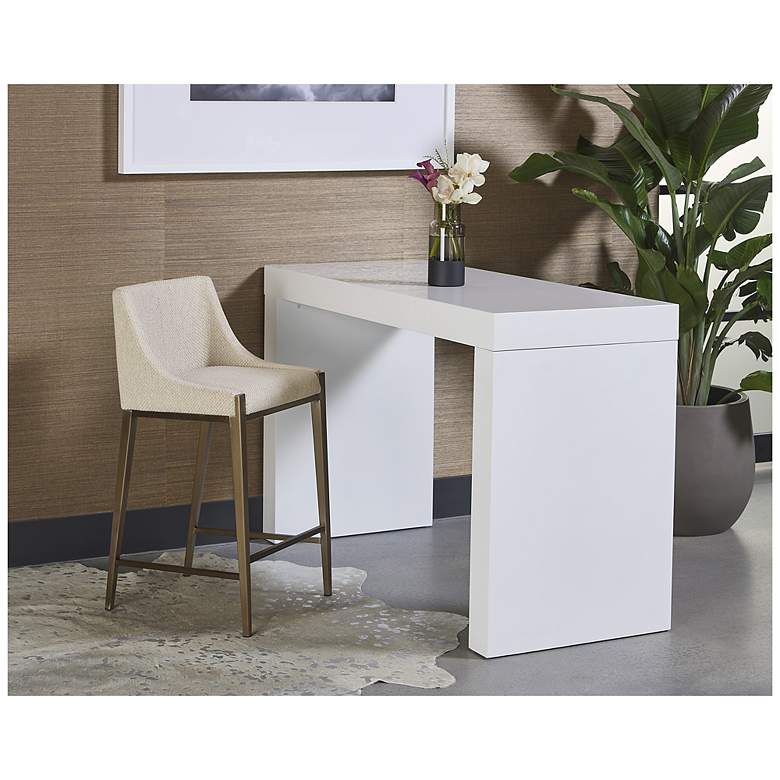 Image 5 Sunpan Dionne Counter Stool Monument Oatmeal more views